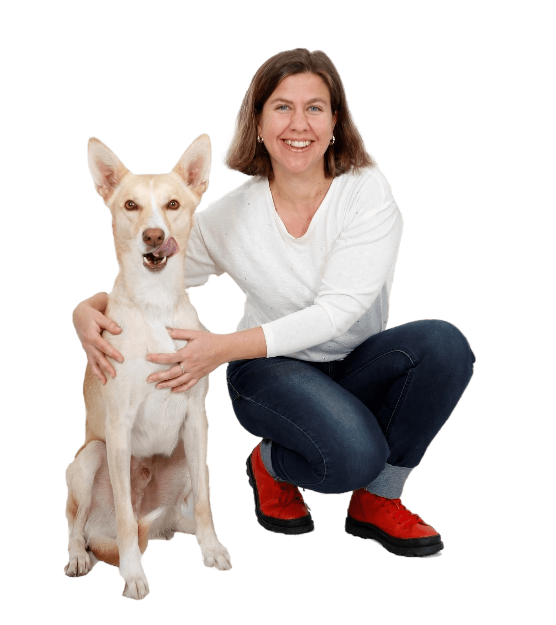 Neus Torrent with her dog